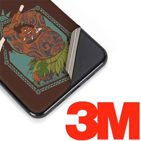Disney Moana Maui Ready To Fight Google Pixel 3a XL Skin